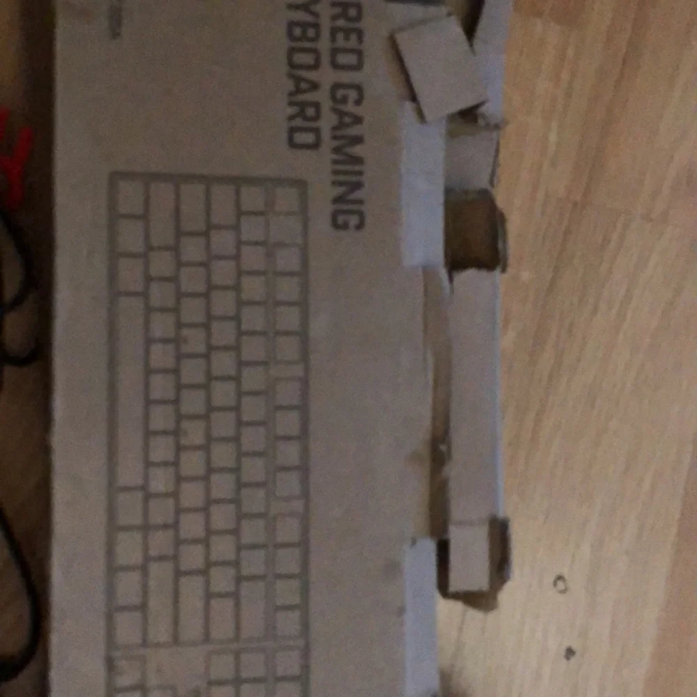 Black Wired Gaming Keyboard with Numeric Pad